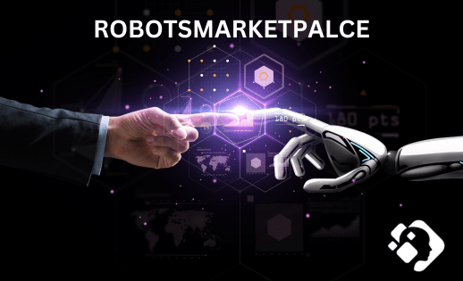 Robots market place about us page vision